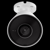 AJAX Security 5MP IP white bullet camera with a 4.00 mm lens, suitable for outdoor surveillance with PoE and IR.