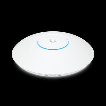 Ubiquiti UniFi WiFi 7 Pro (U7-Pro) ceiling-mounted access point. Provides high-performance, tri-band WiFi 7 connectivity for large environments.