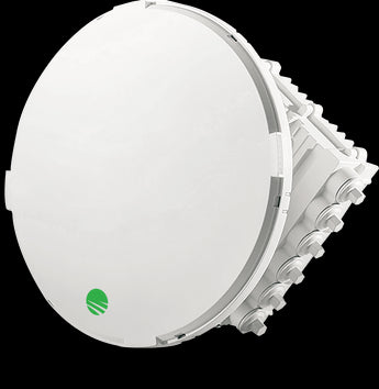 Siklu E-Band 80GHz PTP link with 2ft external antenna, enabling high-speed wireless communication for up to 14km.