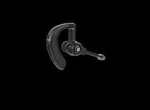 Snom A150 wireless DECT headset; over-the-ear style, providing clear audio and passive noise cancellation for office use.
