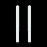 Ubiquiti UniFi Ultra Omni Antenna with desktop stand for extended dual-band Wi-Fi coverage indoors. Weatherproof antenna design.