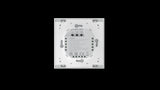Aqara Smart Wall Switch H1 EU (No Neutral), double rocker design. Controls lights wirelessly for smart home automation, no neutral wire required.