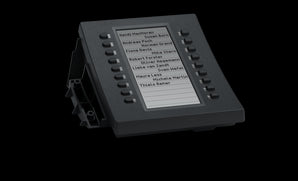Snom D3 expansion module with USB, adding programmable keys to compatible Snom D3xx series VoIP phones (excluding D305).