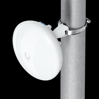 Ubiquiti Wave-Pico: A compact 60GHz/5GHz PtMP station with integrated high-gain antenna, featuring Wave technology and a WiFi 6 5GHz backup radio.