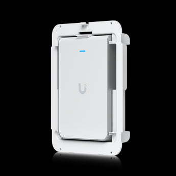 Ubiquiti UniFi U7 Pro Wall Paintable Flush Mount (UACC-U7-Pro-Wall-FM) for recessed, near-invisible U7 Pro Wall access point installation.