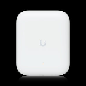 Ubiquiti UniFi U7-Outdoor Access Point: All-weather WiFi 7 AP with directional super antenna, designed for outdoor use with versatile mounting.