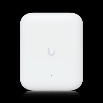 Ubiquiti UniFi U7-Outdoor Access Point: All-weather WiFi 7 AP with directional super antenna, designed for outdoor use with versatile mounting.