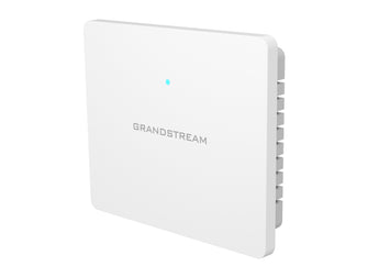 Grandstream GWN7603 in-wall WiFi 5 access point with 4 Gigabit ports, two with PSE/PoE. White, rectangular design for indoor use.