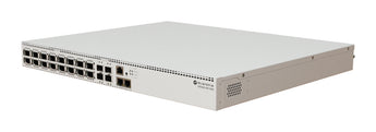 MikroTik CRS520-4XS-16XQ-RM: 16x 100G QSFP28, 4x 25G SFP28, and 2x 10G Ethernet ports in a rackmount cloud router switch.