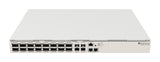 MikroTik CRS520-4XS-16XQ-RM: 16x 100G QSFP28, 4x 25G SFP28, and 2x 10G Ethernet ports in a rackmount cloud router switch.