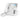 White Snom D785 IP phone with a 4.3" color display, showing 12 line keys for easy call management. Designed for desk use.