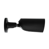 AJAX Security 5MP IP Black Bullet Camera with 2.8mm wide-angle lens for indoor/outdoor surveillance. Features AI, IR, and PoE.