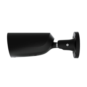 AJAX Security 5MP IP Black Bullet Camera with a 4.00 mm lens, suitable for outdoor surveillance. PoE powered with 35m IR range.