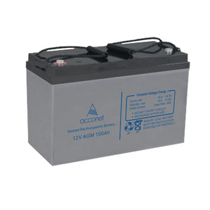 Acconet 12V 100Ah AGM Deep Cycle Battery