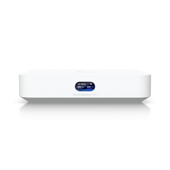 Ubiquiti UniFi Cloud Gateway Max (UCG-MAX): Compact gateway with multi-WAN load balancing, 2.5G ports, and NVR storage option.