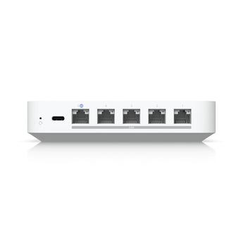 Ubiquiti UniFi Cloud Gateway Max (UCG-MAX): Compact gateway with multi-WAN load balancing, 2.5G ports, and NVR storage option.