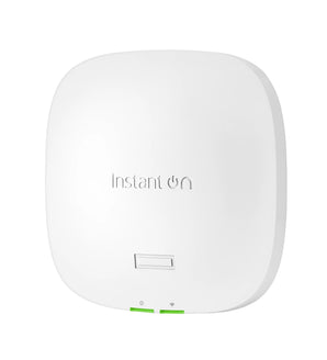 HPE Networking Instant On AP21 Wi-Fi 6 indoor access point providing wireless connectivity for small business networks.