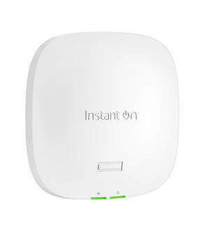 HPE Networking Instant On AP21 Wi-Fi 6 indoor access point providing wireless connectivity for small business networks.