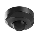 AJAX Security 5MP IP Black Mini Dome Camera with 2.8mm wide-view lens, ideal for indoor/outdoor surveillance with PoE and IR.