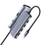 Cudy UH500 USB-C hub with 4K HDMI, multiple USB ports, and compact design for extending laptop connectivity.