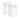 Cudy M1300 2-pack mesh WiFi system. Provides dual-band AC1200 Gigabit speeds for whole-home wireless coverage. Two white units.