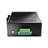 Cudy IG1008S2: 8-Port Gigabit Industrial Switch with 2 SFP ports, metal housing, and terminal block for redundant power.