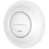 Grandstream GWN7664E indoor access point, featuring WiFi 6, 4x4:4 MU-MIMO, and a sleek design for enterprise-grade wireless.
