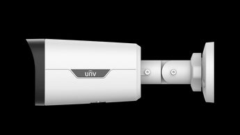 Uniview UNV 2MP ColorHunter bullet IP camera with a 2.8mm lens, providing full-color, 24/7 surveillance. Fixed lens.
