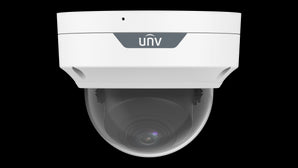Uniview UNV 2MP ColorHunter fixed dome IP camera with 4mm lens providing color night vision for reliable surveillance.
