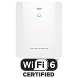 Grandstream GWN7664ELR outdoor WiFi 6 access point. Long range, rugged design for large-scale, high-density wireless networks.