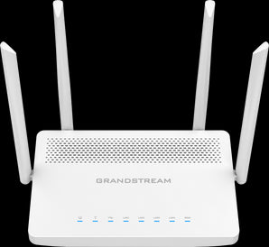 Grandstream GWN7052F Enterprise WiFi 5 router with Gigabit SFP port and multiple Ethernet ports for business networks.