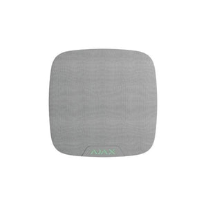 AJAX Security White SpeakerPhone for two-way communication and seamless integration with Ajax security systems.