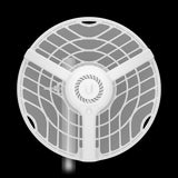 Ubiquiti UISP airFiber AF60-LR, a 60 GHz radio with integrated PoE injector, designed for long-range, point-to-point wireless connections.
