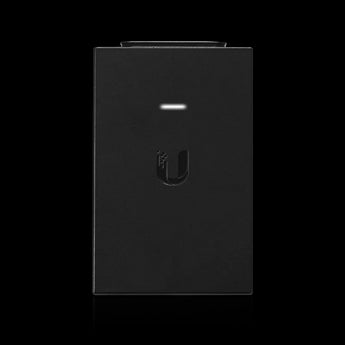 Ubiquiti POE-24-12W: A white 24V 12W PoE adapter used to power Ubiquiti devices via Ethernet cable. 10/100 Mbps.