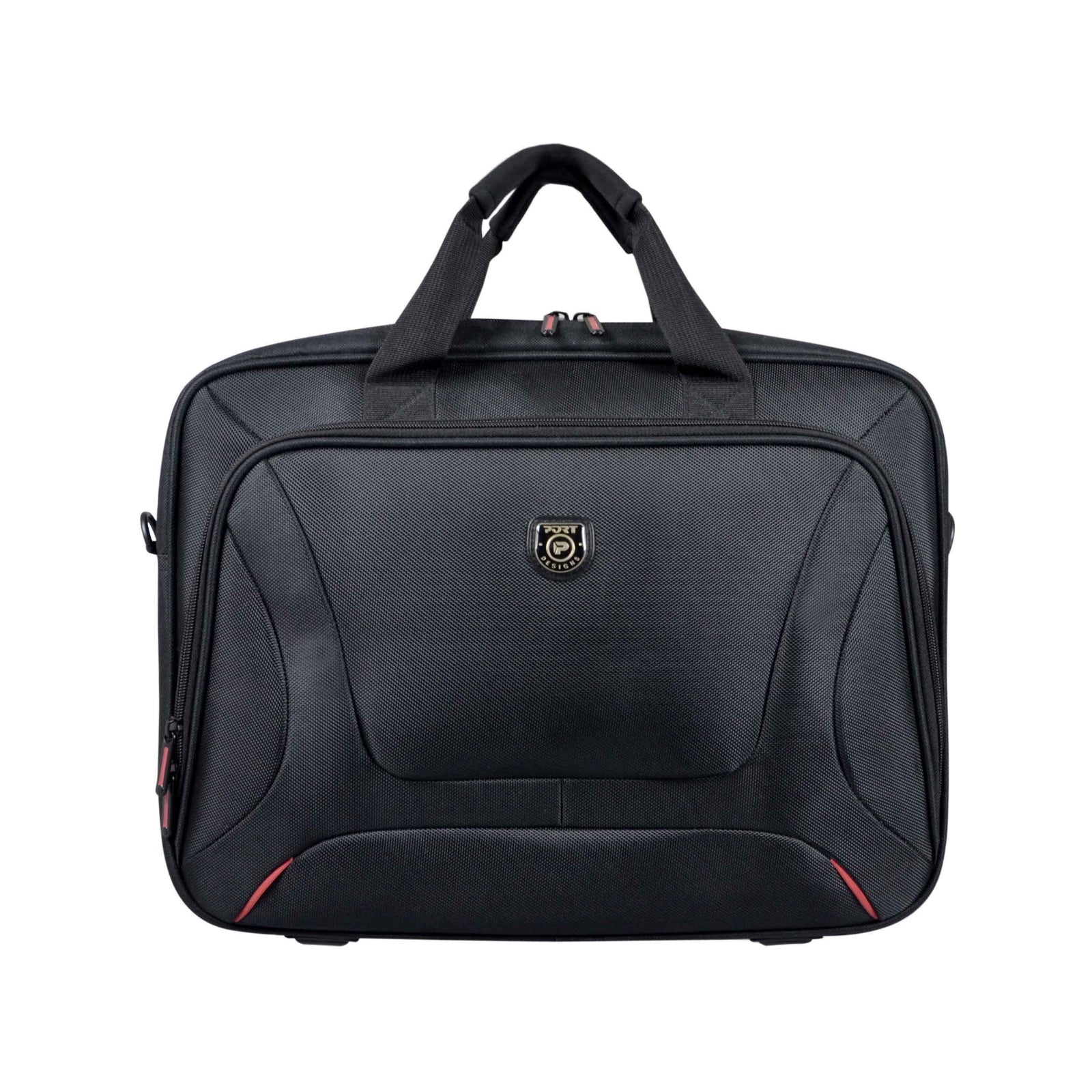 Port Courchevel Black 15.6" Toploader Bag - NexGen Computing