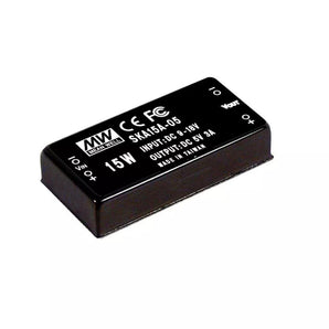 Mean Well 15W DC-DC Converter, single output, 5VDC. A reliable power conversion solution for electronics projects and industrial applications.