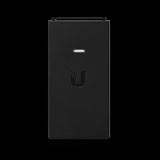 Ubiquiti Gigabit 24V 24W PoE Adapter (POE-24-24W-G) with Gigabit Ethernet port, used to power Ubiquiti access points and routers.