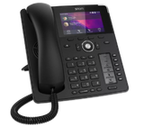 Snom D785 SIP phone with a color display, self-labeling keys, USB port, and Gigabit Ethernet. Ideal for professional desktop VoIP communication.