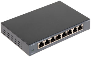 TP-Link TL-SG108: 8-Port Gigabit desktop switch in a durable metal casing. Connects multiple devices for fast, wired network access.