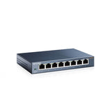 TP-Link TL-SG108: 8-Port Gigabit desktop switch in a durable metal casing. Connects multiple devices for fast, wired network access.