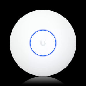 Compact, ceiling-mounted Ubiquiti UniFi WiFi 7 Lite access point (U7-Lite) with a 2.5 GbE uplink for high-speed wireless connectivity.