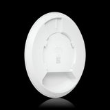 Compact, ceiling-mounted Ubiquiti UniFi WiFi 7 Lite access point (U7-Lite) with a 2.5 GbE uplink for high-speed wireless connectivity.