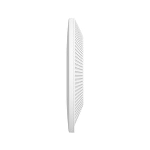 TP-Link AX6000 WiFi 6 ceiling mount access point (EAP683UR). White, round, with multiple antennas for optimal wireless coverage.