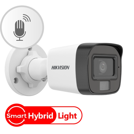 Hikvision 3K 3.6mm Smart Hybrid Light Audio Fixed Mini Bullet Camera