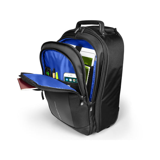 Port Chicago Evo Black 15.6" Trolley Backpack - NexGen Computing