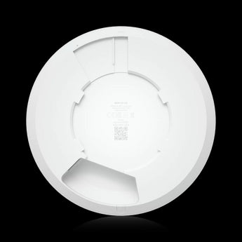 Ubiquiti UniFi U7-LR: A compact, ceiling-mountable WiFi 7 access point with extended range for seamless wireless connectivity.