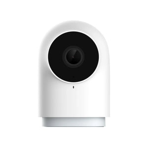 Aqara Hub Camera G2H Pro: A compact security camera and smart home hub with two-way audio and local video storage via SD card.