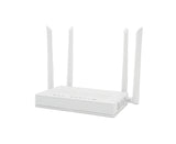VSOL V2802DAC WiFi 5 xPON ONU/ONT. White device with 2 GE ports and WiFi 5 antenna for high-speed fiber optic network connectivity.