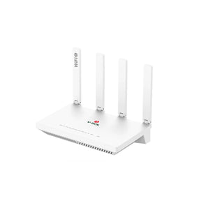 VSOL V2804AX30-A xPON ONU/ONT with WiFi 6. Features 4 Gigabit Ethernet ports and SC/UPC connector for high-speed fiber access.