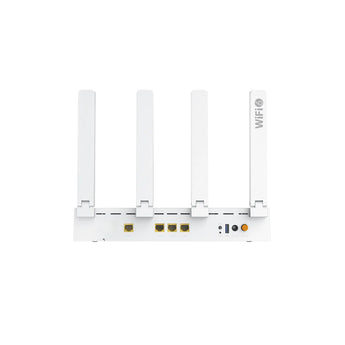VSOL V2804AX30-A xPON ONU/ONT with WiFi 6. Features 4 Gigabit Ethernet ports and SC/UPC connector for high-speed fiber access.